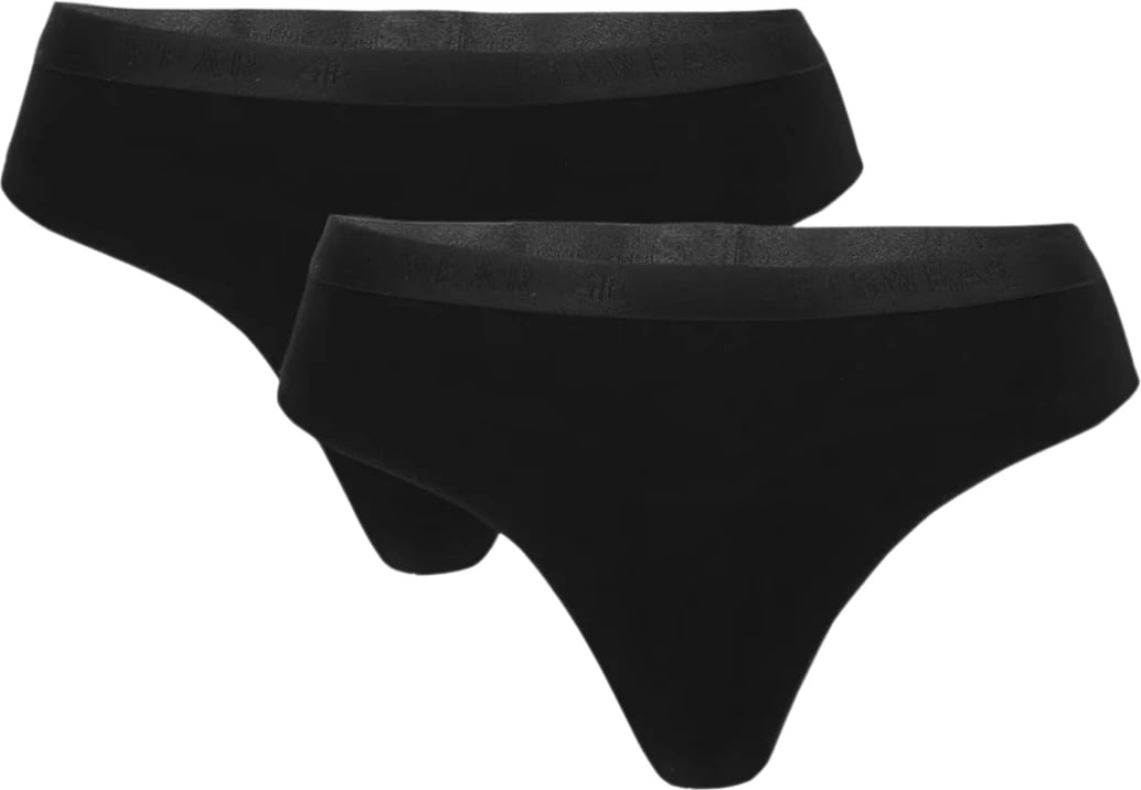 Të brendshme string për femra 4F, të zeza