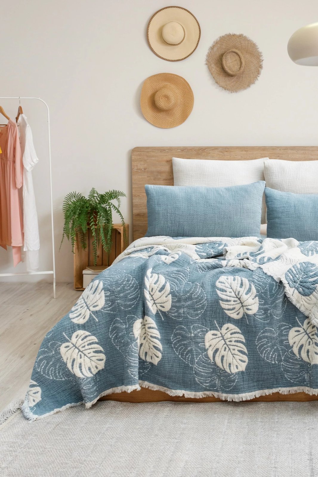 Set pike dopio L'essentiel, ngjyrë pylli-blu