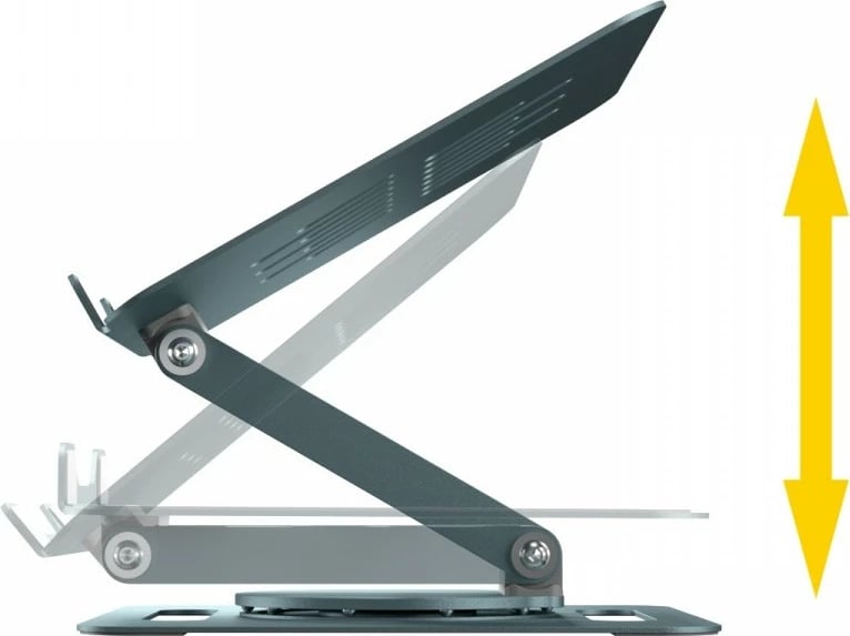 Mbajtëse laptopi/tableti TB TB-LPT2, për 11''–15'', kapacitet 10 kg, argjendtë