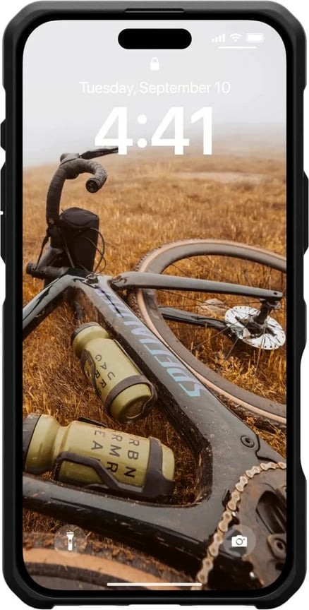 Mbështjellës Urban Armor Gear Metropolis LT për celular, për Apple, 6.7", TPU, i zi
