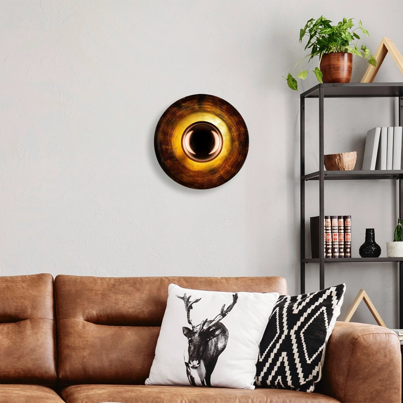 Llambë muri Opviq, ngjyrë bakri, Kurt - 13352