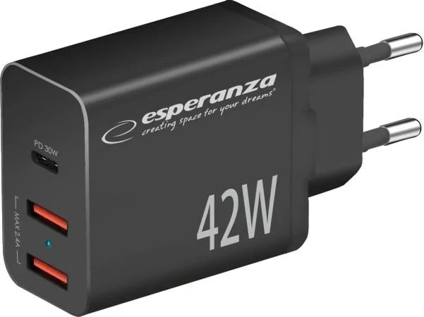 Karikues kryesor Esperanza EZC106K, 42W, i zi