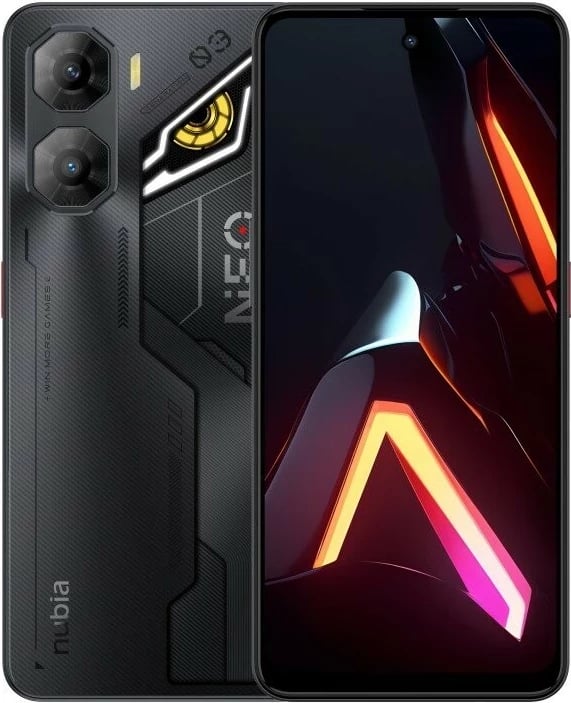 Celular Nubia Neo 3 5G, 8GB RAM, 256GB, e zezë