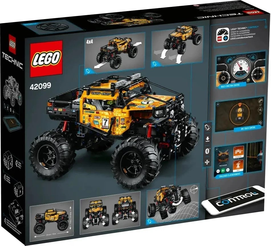 Set LEGO Technic 4X4 X-treme Off-Roader 42099, Portokalli Set LEGO Technic 4X4 X-treme Off-Roader 42099, Portokalli