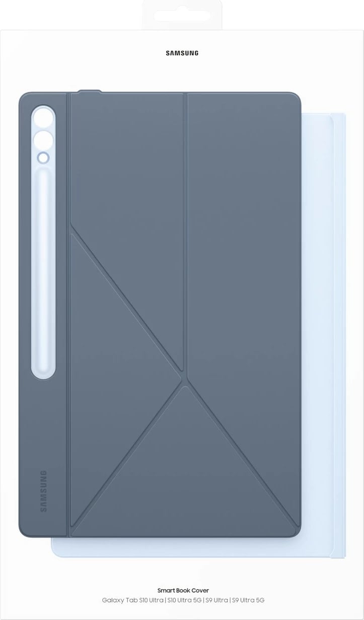 Mbështjellës folio Samsung Smart Book për Galaxy Tab S10 Ultra, S9 Ultra, 14.6", Blu
