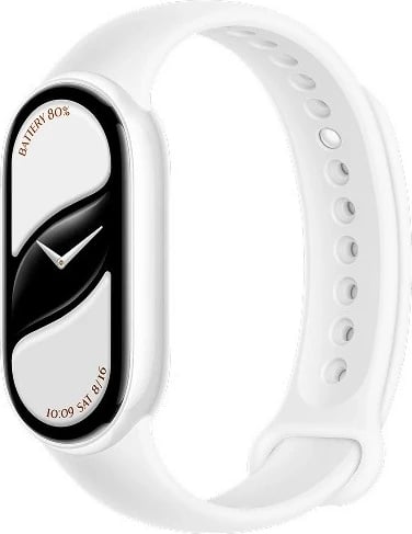 Smartband Xiaomi Smart Band 10 Ceramic Edition, 1.72" AMOLED, Bardhë