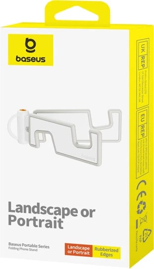 Mbajtëse portabile Baseus B10556600211-00 për celular, e bardhë