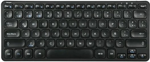 Tastierë Targus kompakte, Bluetooth 5.1, QWERTY spanjoll, e zezë