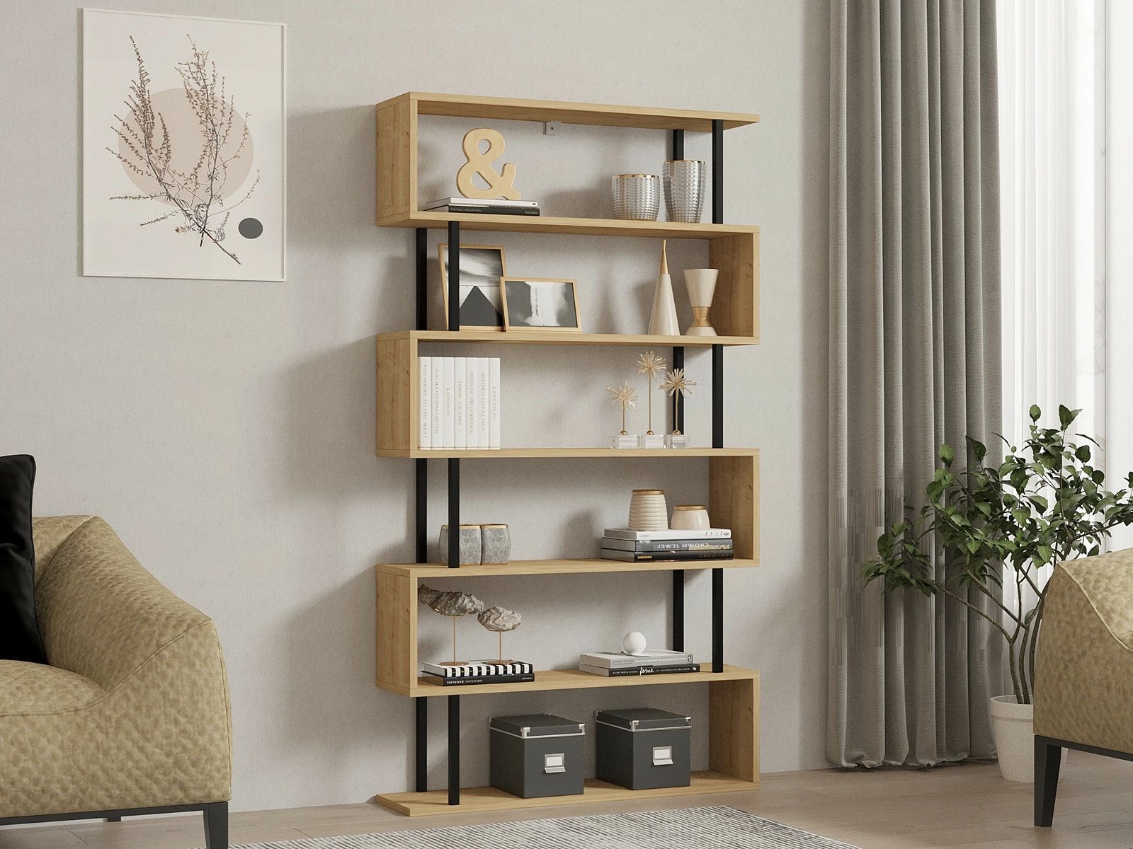 Raft librash Hanah Home, Hector, ngjyrë safir