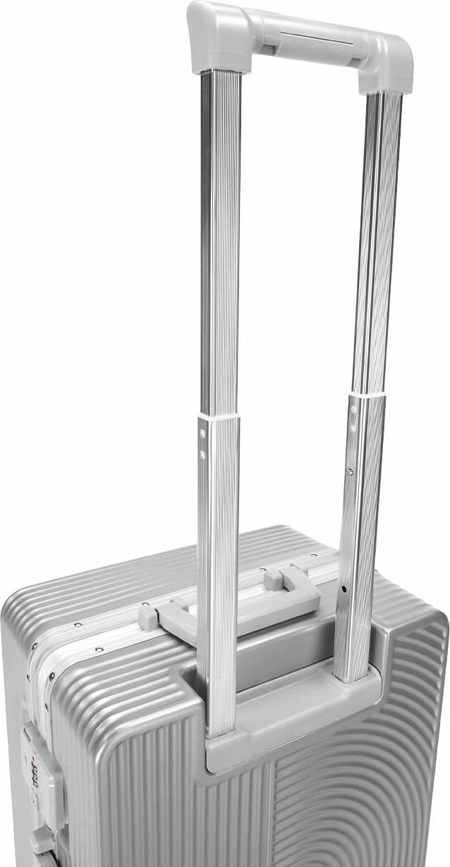 Valixhe udhëtimi Zoozie Bags, kornizë alumini, ngjyrë argjendi, ALC-625