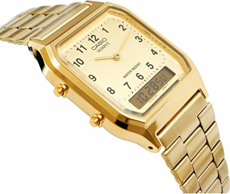 Orë dore për femra Casio, ari