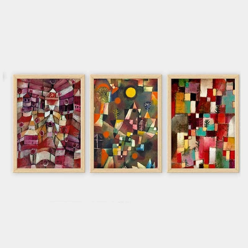 Pikturë dekorative me kornizë (3 copë), Wallity, 3NTC_UN811500 _3545