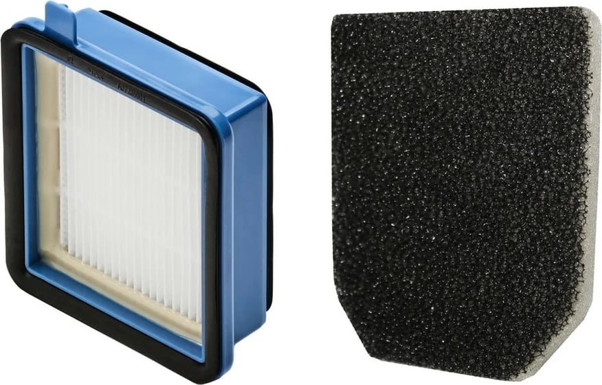 Set filterash AEG Performance Kit QX6-QX8, për fshesë me korrent, 2 copë, zi/blu/bardhë