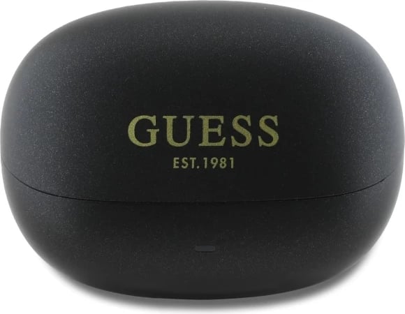 Kufje Guess GUTWST88MCTGK TWS me dok stacion, Capsule Printed Logo, e zezë