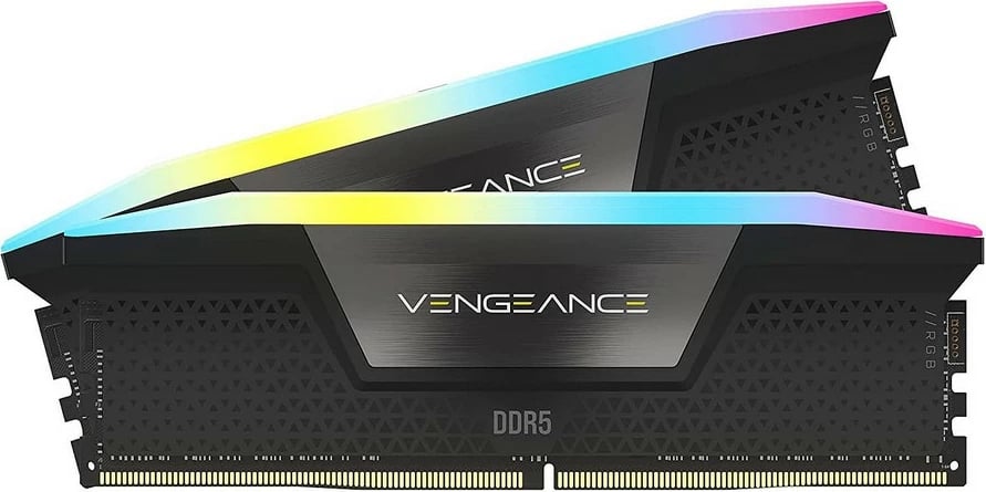 RAM Memorje Corsair Vengeance RGB 64GB (2x32GB) DDR5 5600MHz CL40, shumëngjyrëshe