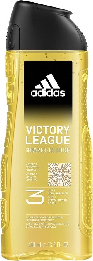 Xhel për dush Adidas Victory League për meshkuj 400ml