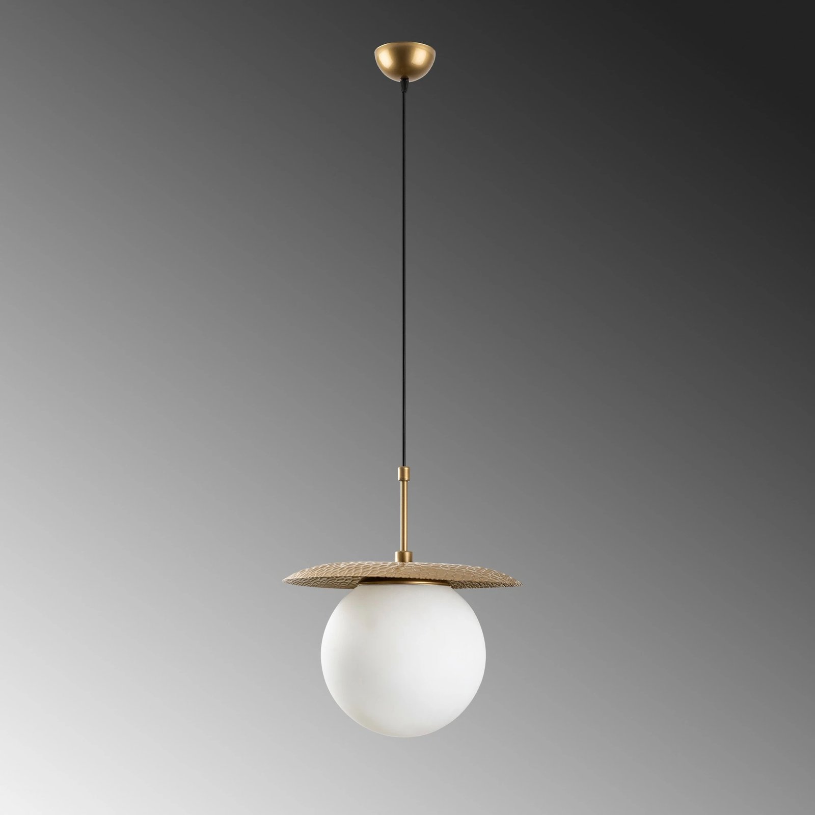 Llambë tavani Opviq, Anemon, ngjyrë ari, 30cm