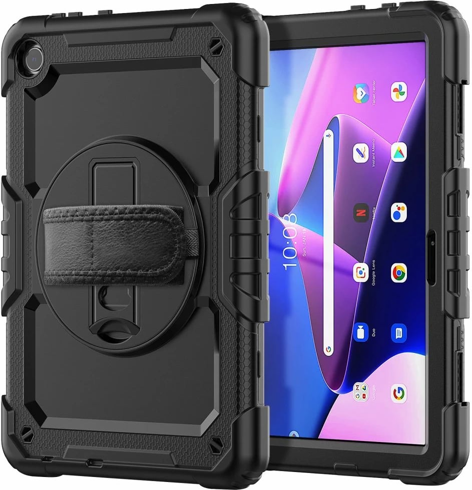 Mbështjellës Tech-Protect Solid360 për Lenovo Tab M10 10.1" (3rd Gen) TB-328, i zi
