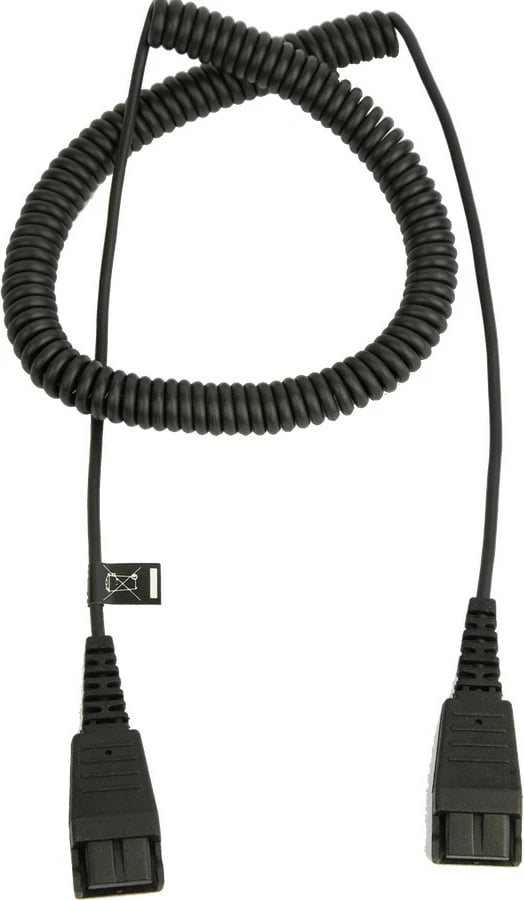 Kabëll zgjatues Jabra 8730-009, QD në QD, 0.5-2 m, i zi