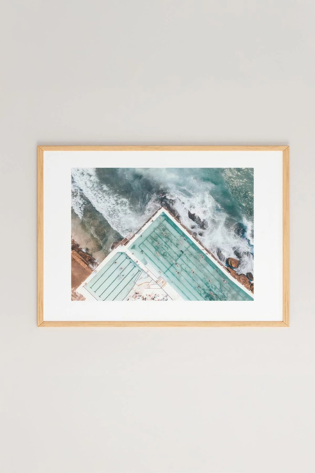 Pikturë dekorative me kornizë, shumëngjyrëshe, Wallity, Lmnmdl46, 33x48cm