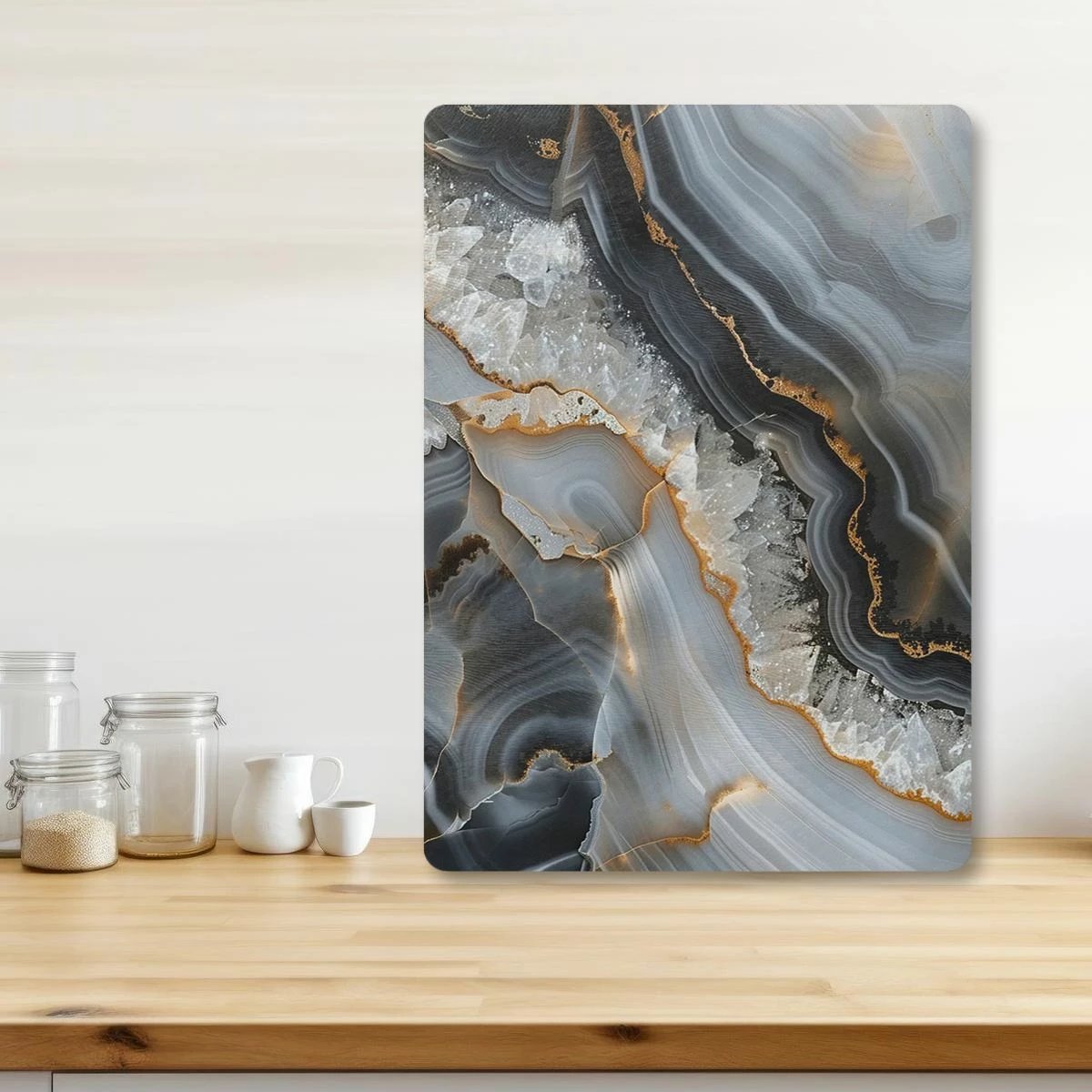 Dërrasë prerëse prej xhami të temperuar, shumëngjyrëshe, Hermia Ckt2 - 2535, 25x35cm