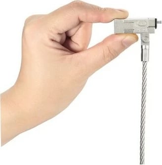 Kabllo sigurie Kensington Slim NanoSaver 2.0 EQ me çelës, 1.83m, Argjend