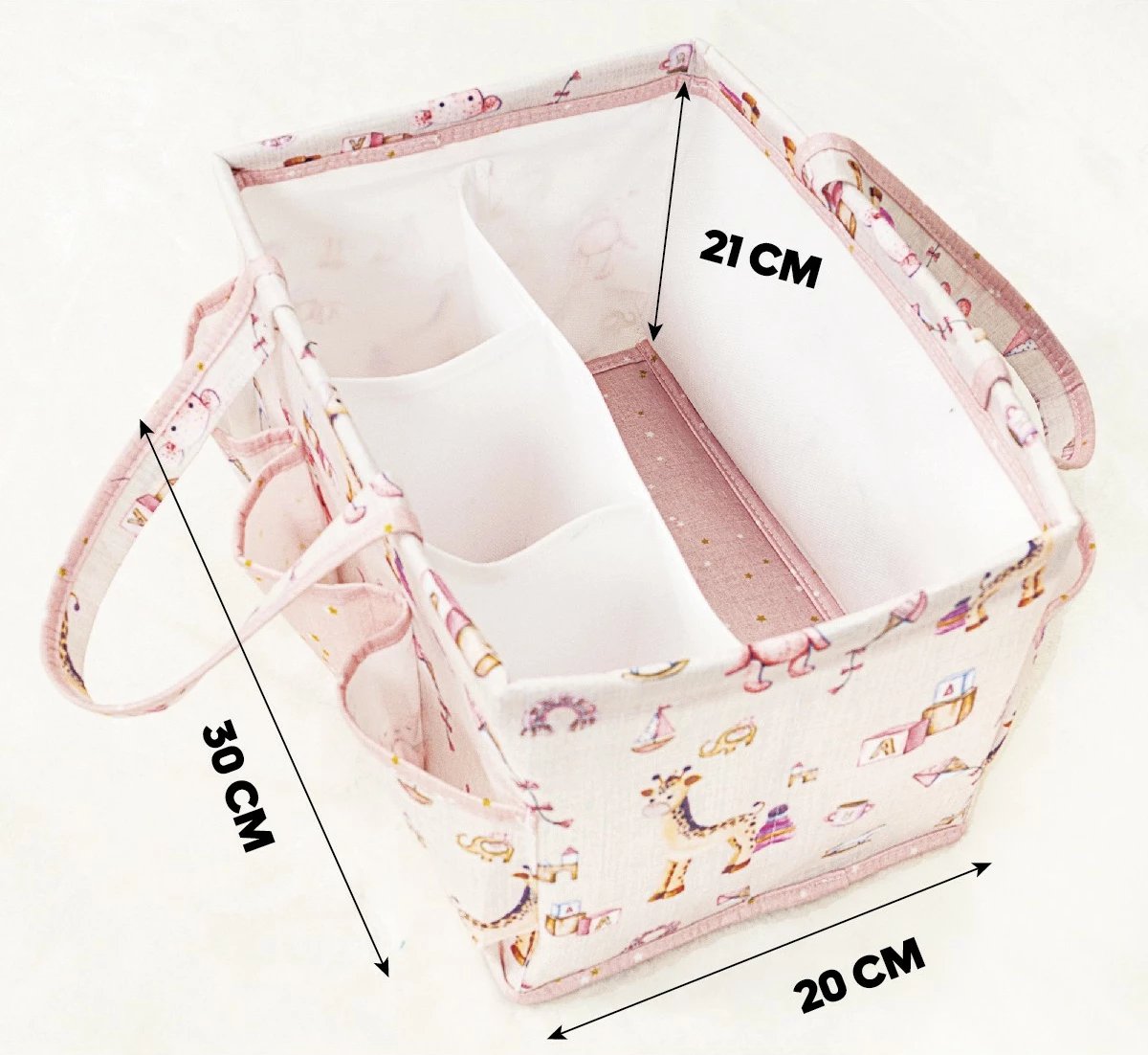 Shportë prej ndjesi, ngjyrë rozë, Aberto Design, KALS-04348