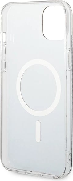 Set mbështjellës Guess GUBPP14MH4EACSK me karikues wireless për iPhone 14 Plus 6.7", zi, 4G Print, MagSafe