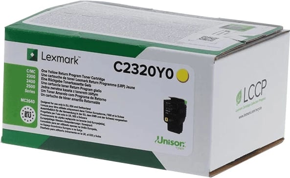 Toner Lexmark C2320Y0 1000 faqe e verdhë