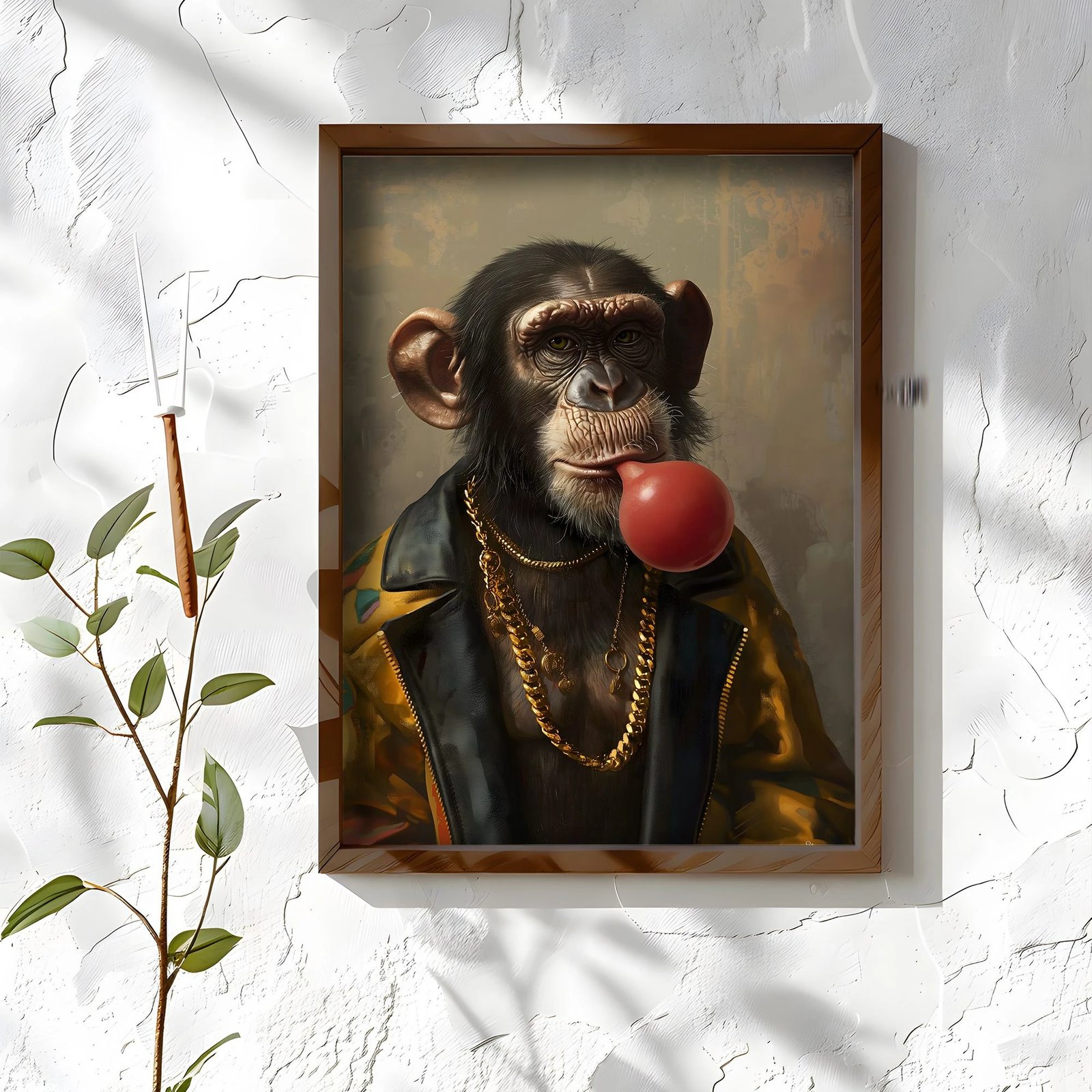 Pikturë dekorative me kornizë MDF, shumëngjyrëshe, Wallity, AI157, 35x47x3.5 cm