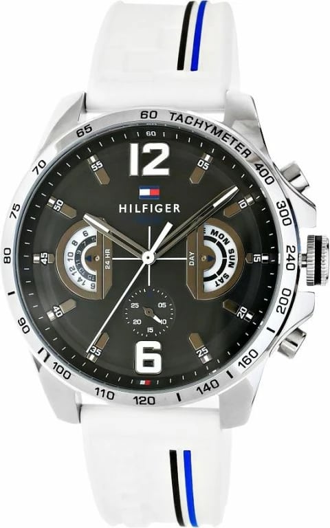 Orë dore për meshkuj Tommy Hilfiger, e bardhë