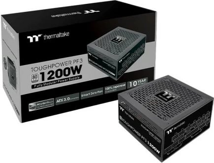 Kasë Thermaltake Toughpower Grand PF3 1200W, 80 PLUS Platinum, Modular, e zezë