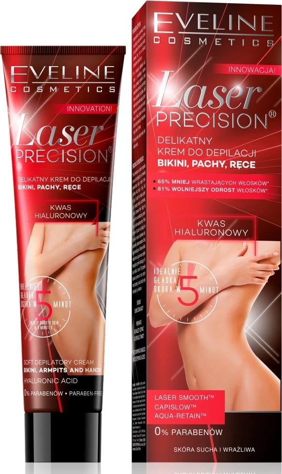 Krem depilimi për femra Eveline Cosmetics Laser Precision, 125ml