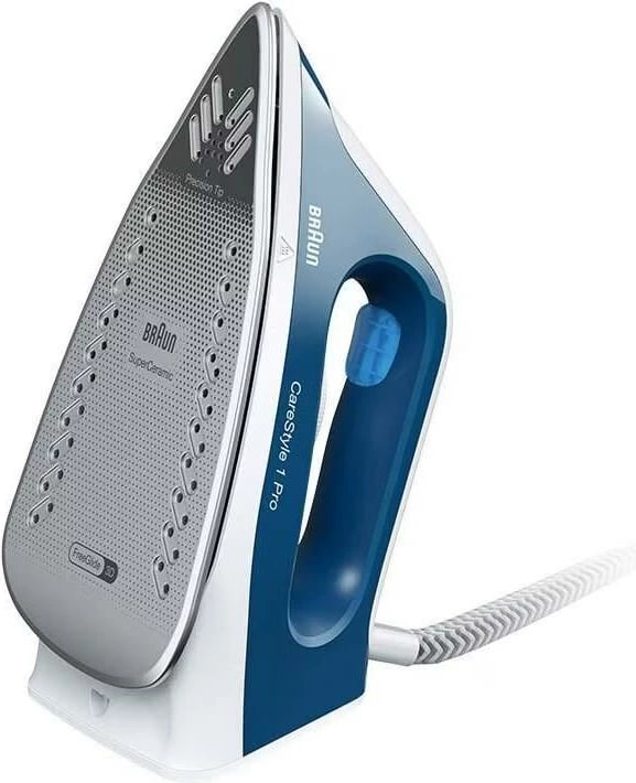 Hekur me stacion avulli, Braun, IS1512BL CareStyle 1 Pro, 2200W 6 bar, depo 1.7L, blu