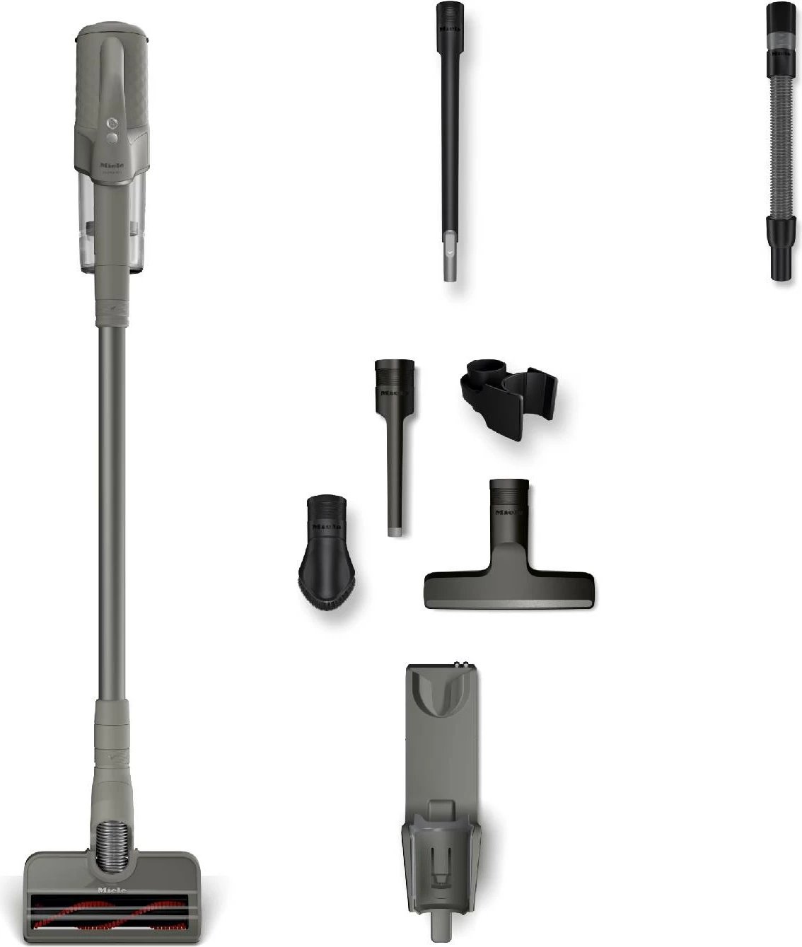 Fshesë vertikale pa kabllo, Miele Duoflex HX1 CarCare, 55 min, 0.3 L, 79 dB, 3.1 kg, gri casagrey