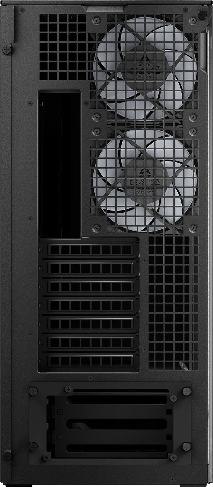 Kasë ARCTIC Xtender, Midi Tower, xham i temperuar, RGB, e zezë