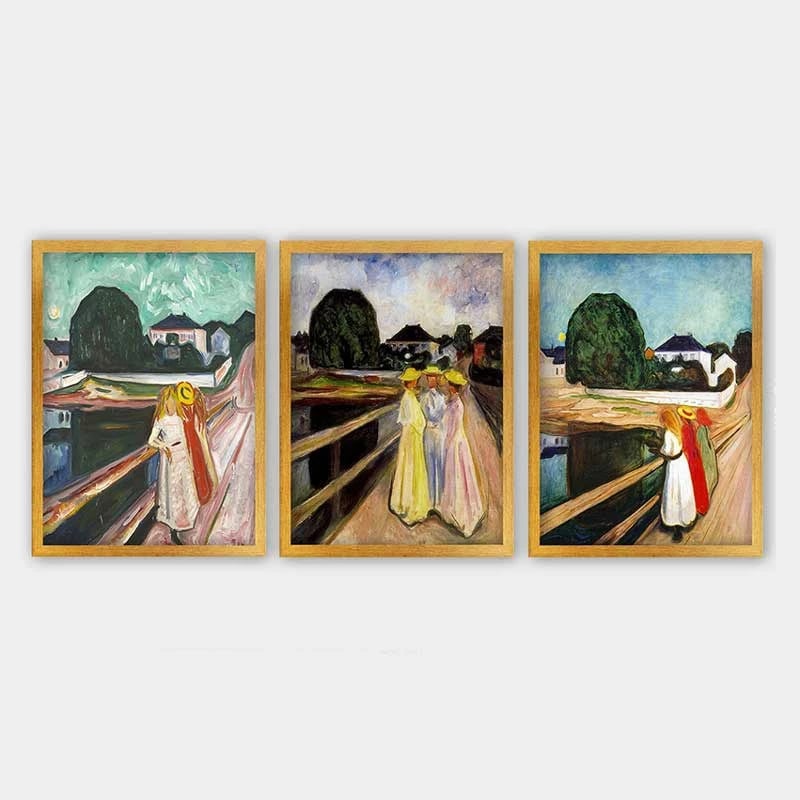 Pikturë dekorative me kornizë (3 copë), Wallity, 3AC_UN106518436_3545