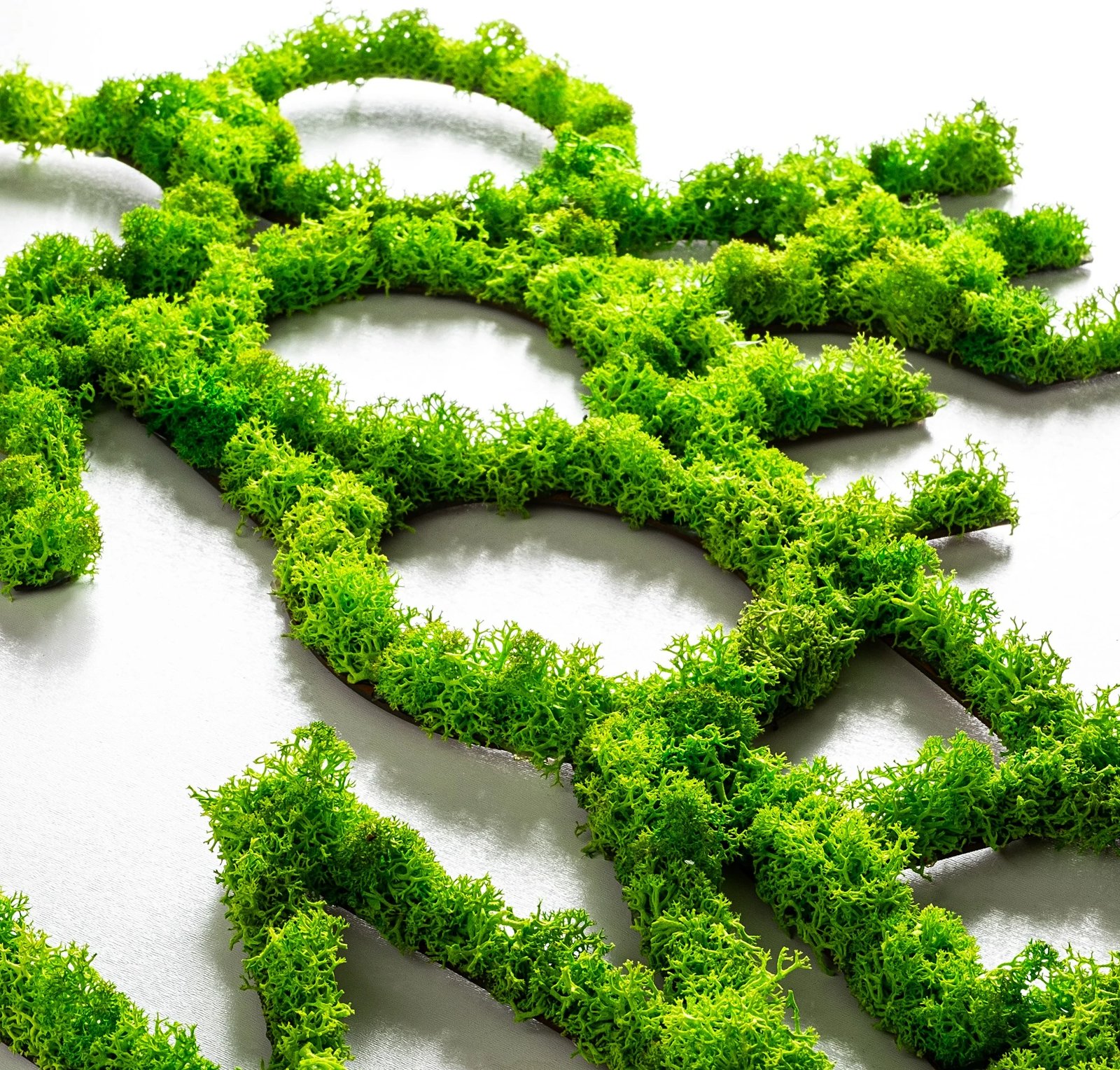 Aksesor dekorativ metalik për mur, Wallity, Do More Of What Makes You Happy, ngjyrë e gjelbër, 41x70cm