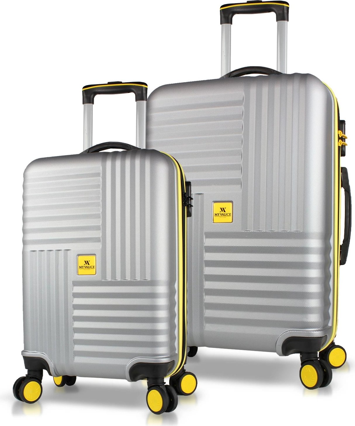 Set valixhesh (2 copë), Zoozie Bags, 8197, ngjyrë gri
