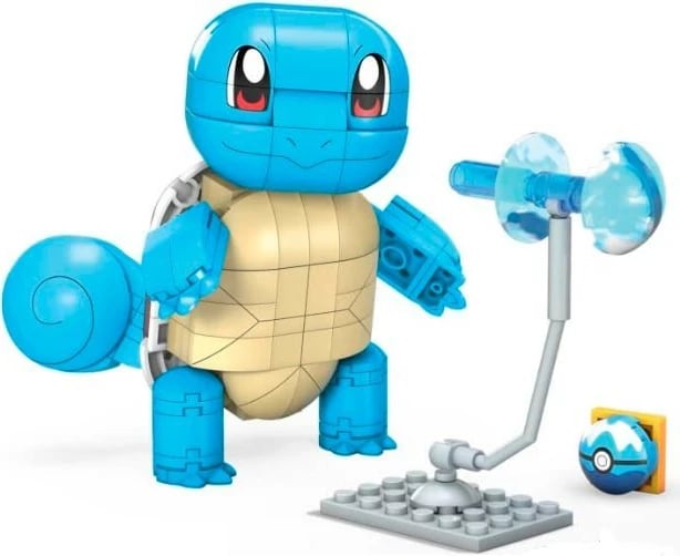 Set ndërtimi Mega Bloks Pokémon Squirtle, 199 pjesë, Blu