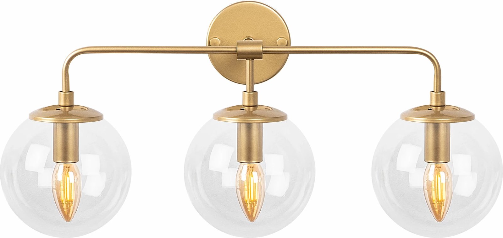 Llambë muri Opviq, ngjyrë ari, Horn - 12206