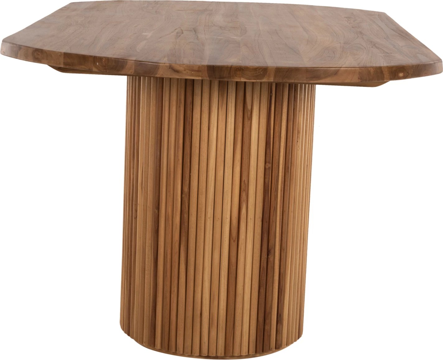 Tavolinë ngrënieje DREMA FH9893, dru TEAK i fortë, 200Χ110Χ85 cm, trashësi sipërfaqe 4 cm