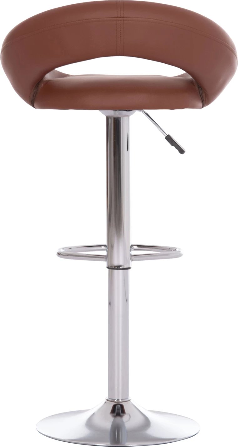 Karrige për bar REA, rrotulluese, lëkurë PU kafe, me amortizator, 54x47x96cm, set prej 2 copë