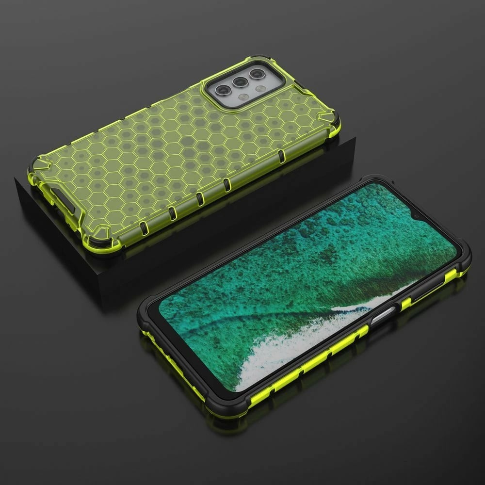 Mbështjellës Honeycomb Hurtel për Samsung Galaxy A32 5G, i gjelbër