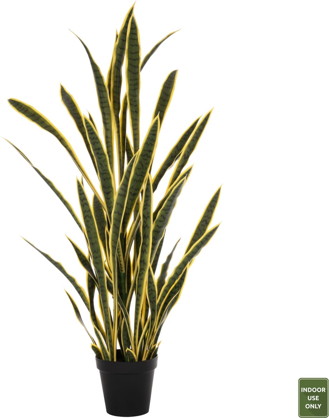 Bimë sintetike dekorative në vazo, FH7994.01, SANSEVIERIA, gjelbër-verdhë, 150Hcm
