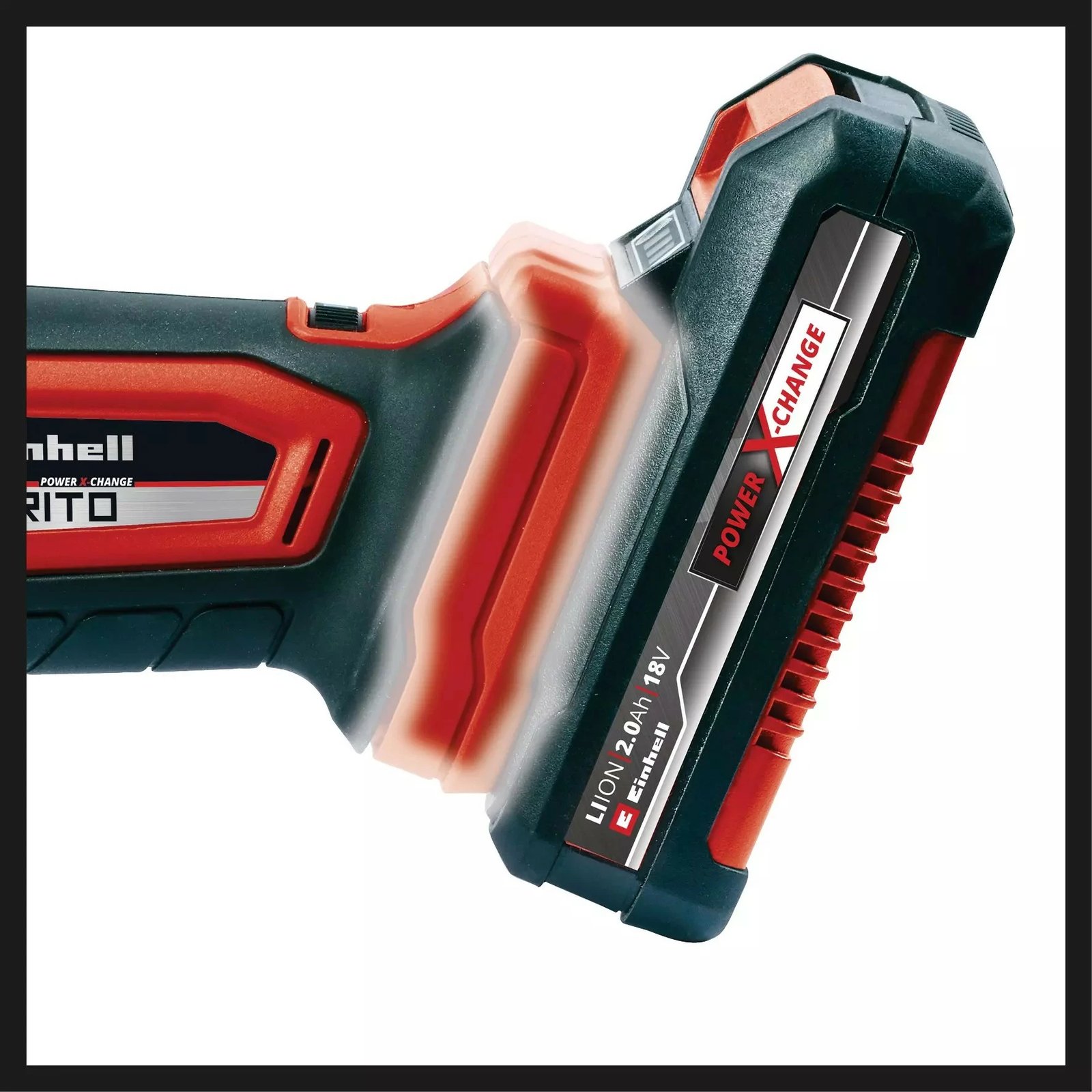 Mjet multifunksional Einhell VARRITO, pa kabllo, 11000-20000 OPM, Li-Ion, zi/kuq