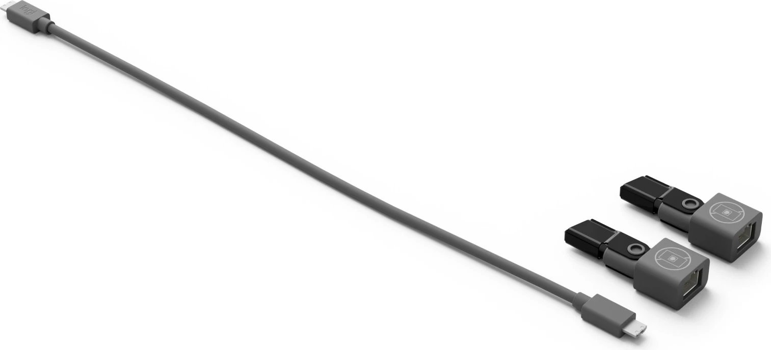 Kabëll zgjatues Logitech Rally Mic Pod CAT Coupler, 0.215 m, grafit
