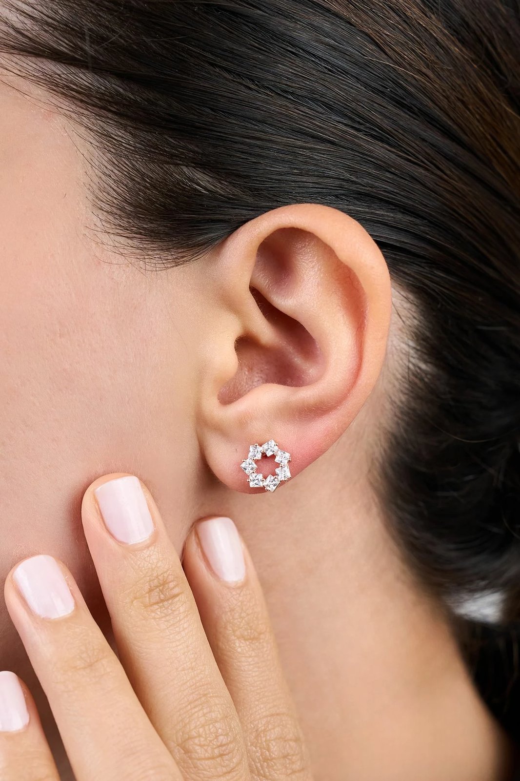 Vathë argjendi Jumeon, ngjyrë rozë, ELKAB92282R