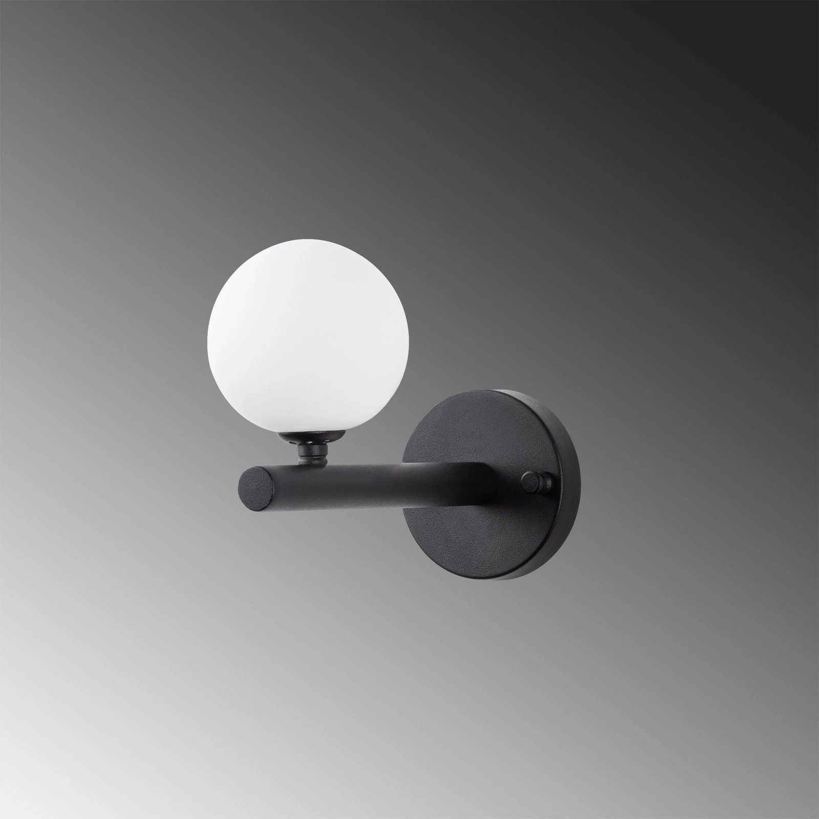 Llambë muri Opviq, Domino - 11033, e zezë dhe e bardhë Llambë muri Opviq, Domino - 11033, e zezë dhe e bardhë