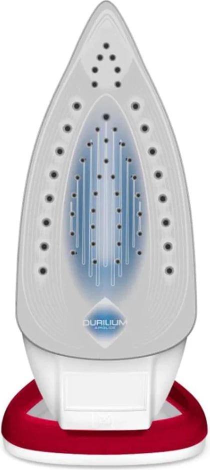 Hekur me avull, Tefal, Easygliss Plus FV5717E0, 2500W, 45 g/min avull, 195 g/min goditje, Durilium Airglide, e kuqe e bardhë